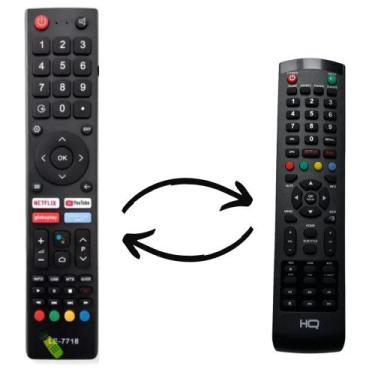 Imagem de controle universal compativel com tv hq hqs32nkh ( leia o anuncio ) - 