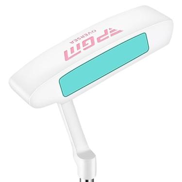 Imagem de PGM Oversea Golf Putter - Putters para mulheres destro - Putter de lâmina para putts mais retos - Eixo de aço - 84 cm