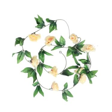 Imagem de Pssopp Videira Artificial Hera Suspensa Durável para Decoração de Festa de Casamento, Uso Interno/externo, Pano de Seda + Guirlanda Falsa de Plástico para Aniversário, Festa de Aniversário - 7,87