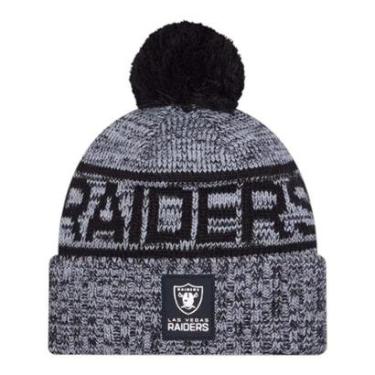 Imagem de Boné New Era Sport Knit Las Vegas Raiders Sideline Preto-Masculino
