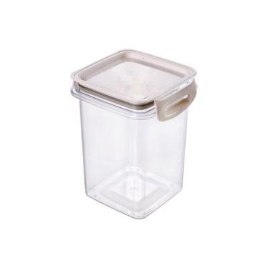 Imagem de POTE TRAVA MAIS 830ML TRANSPARENTE POLIESTIRENO PLASUTIL