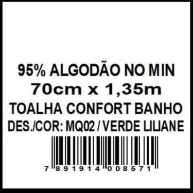 Imagem de T BANHO CONFORT VERDE LILIANE SISA