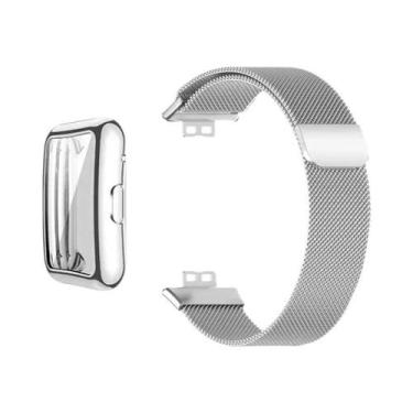 Imagem de Pulseira De Metal Para Huawei Watch Fit 1/2/3/4 Protetor De Tela TPU F