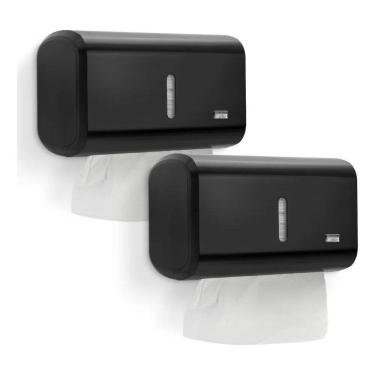 Imagem de 2X 2 Porta Papel Toalha Interfolha Dispenser Compacto Papele