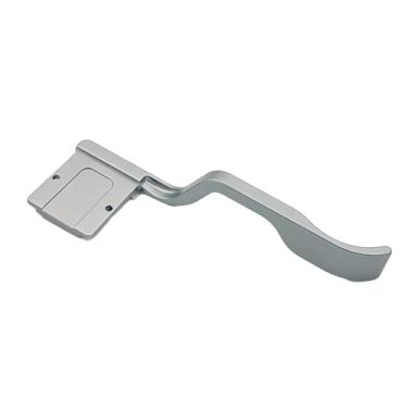 Imagem de SZZCNOX X-M5 Punho de polegar, empunhadura de metal para descanso de polegar com protetor de capa de sapata quente para câmera Fujifilm Fuji XM5, para manuseio estável e seguro, não afeta o uso de