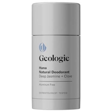 Imagem de Geologie Desodorante natural Hana | Jasmim + perfume de cravo para homens e mulheres | Seguro para pele sensível | Sem alumínio, sem bicarbonato de sódio, testado por dermatologistas, vegano, sem