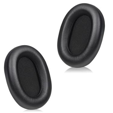Imagem de Almofadas de fone de ouvido de reposição Joghaw para Sony WH-1000xm5 (WH-1000xm5) Almofadas de ouvido de reposição de couro de proteína macia, espuma de memória macia premium - preta
