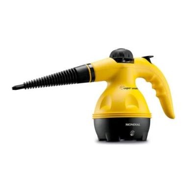 Imagem de Higienizador a Vapor Mondial Vapor Wash 350ML Preto/Amarelo 127V - HG-