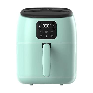 Imagem de DASH Tasti-Crisp™ Forno elétrico Air Fryer, 2,6 litros, Aqua – Fritadeira a ar compacta para alimentos mais saudáveis em minutos, ideal para espaços pequenos - desligamento automático, digital, 1000