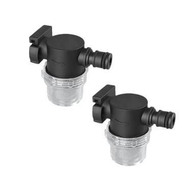 Imagem de SEAFLO Filtro de bomba de água em linha 35S01-5/20.3 cm fêmea fixação rápida e mangueira de 5/20.3 cm, filtro de malha 50 com revestimento de plástico, serve para bombas SEAFLO série 35, trailer