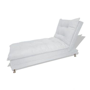 Imagem de Bicama Lavinia Para Sala Quarto Suede Porcelana Sj Móveis E Decoração