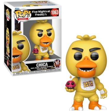 Imagem de Funko Pop Games Chica 1063 Com Cup Cake Five Nights At Freddys