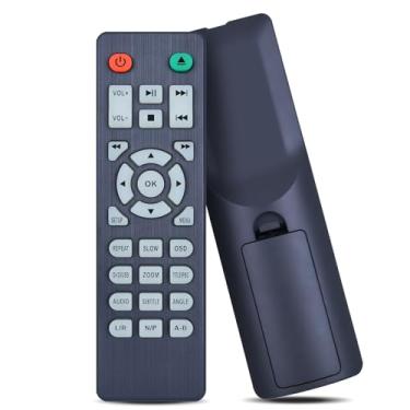 Imagem de RETROSUN Controle remoto de substituição para mini DVD Player Desobry MD115B MD115W, para leitor de DVD DBPOWER