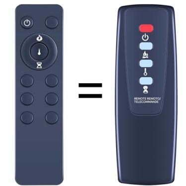 Imagem de Novo controle remoto de substituição de lareira adequado para Twin Star ClassicFlame Classic Flame Aquecedor elétrico de fogão infravermelho controle remoto 18EF022GRA 18EF022SRA 23EF022GRA 23EF022GRA