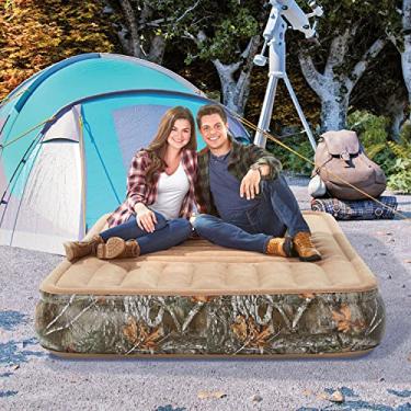 Imagem de Camuflagem ao ar livre esportiva acampamento Tri-Zone com bomba expressa, cama de vinil resistente, Queen