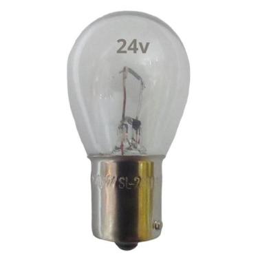 Imagem de Lampada miniatura p21w 24v 21w - ba15s branca 1 polo - FLASH TRUCK