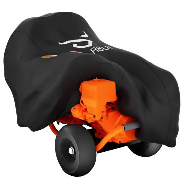 Imagem de EVRBUL 122 cm C x 47 cm L x 34,3 cm A capa universal de lavadora de pressão, resistente 420D à prova d'água para lavadoras de pressão estilo vertical ou horizontal