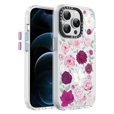 Imagem de GuardCrew Capa para iPhone 13 Pro Max, [proteção contra quedas de grau militar de 3,5 m à prova de colisão] [antiamarelamento e antidescasca] Capa de telefone fina à prova de choque transparente de