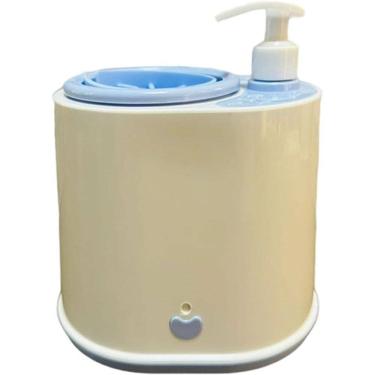 Imagem de Limpador automático de patas para animais de estimação, lavadora elétrica para cães e gatos, branca