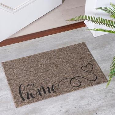 Imagem de Tapete Capacho Retangular Porta De Entrada 40×60 cm Casa Apartamento Escritório Antiderrapante