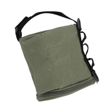 Imagem de Cryfokt Pendurado Suporte de Higiênico à Prova Dwaterproof água Portátil Acampamento Ao Ar Livre Dispensador Tecido Oxford Pano para Piqueniques e Churrascos (DO Verde)