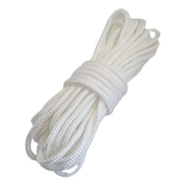 Imagem de Corda Náutica De Polipropileno 6mm Com 15 Metros (Branco)
