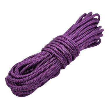 Imagem de Corda Náutica De Polipropileno 6mm Com 50 Metros (Roxo)