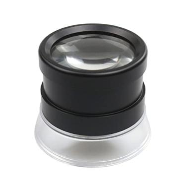 Imagem de Lupa Magnificadora com Escala 30X 2 Placas de Reticular Intercambiáveis Portátil para PCB Bijuterias Moedas Selos Antiguidades Tecidos Pinturas Sacola Armazenamento Zíper