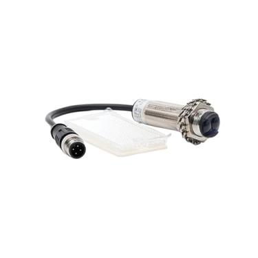 Imagem de Sensor fotoelétrico M18 MH18 com conector refletor difuso interruptor de proximidade de feixe (refletor 2 metros-01, NPN NC)