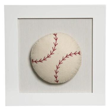 Imagem de Quadro Decorativo Bola Beisebol Quarto Bebê Infantil Menino - Potinho 