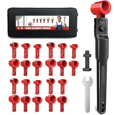 Imagem de Door Hinge Adjustment Tool Kit Door Gap Adjustment Tool for Precise Hinge Gap Adjustment Upgraded Hinge Gap Adjusting Wrench for Installation and Repair of Residential and Commercial-18