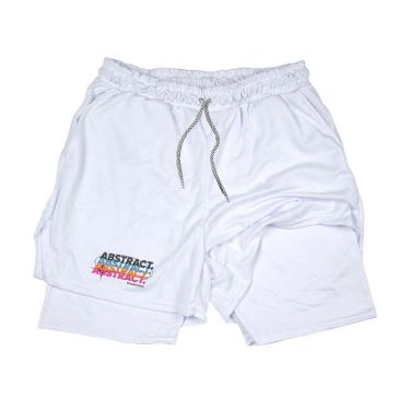 Imagem de Short Compressão Treino‎ Logo Abstract Colorful Street-Masculino