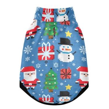 Imagem de SEHANY Casaco de Natal para cães pequenos, super quente à prova de vento, jaqueta de inverno macia e aconchegante para animais de estimação para clima frio na neve com trela, casaco para animais de
