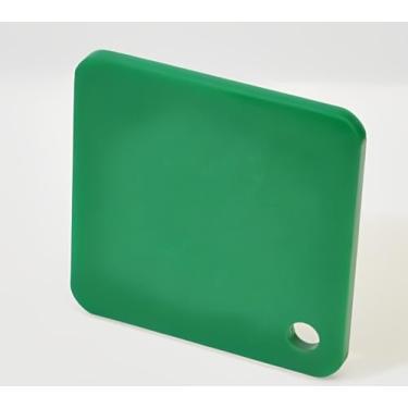 Imagem de Chapa de Acrílico Verde Bandeira 4mm 50x50cm Placa Premium Leitosa Translucida Cast Virgem 100 por cento de Pureza | 0,5x0,5m Comunicação Visual | Dobrável | Corte a Laser | 500x500mm