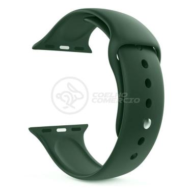 Imagem de Pulseira Silicone Para Iwo Smartwatch 42mm E 44mm - Verde Escuro