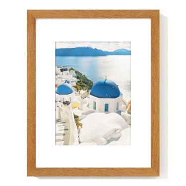 Imagem de Axeman Moldura de diploma para documento de certificado de 21 x 28 cm - madeira de teca maciça 21 x 20 cm, moldura de certificado de 21 x 20 cm, moldura de certificado de acrílico e ferragens para