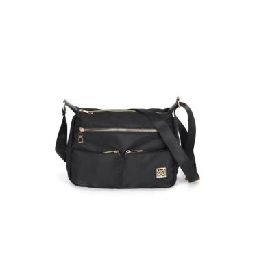 Imagem de Bolsa Feminina Transversal Nylon Up4You BS78783UP, Preto