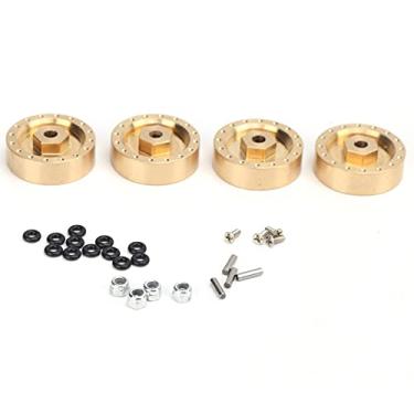 Imagem de Combinador de cubos de roda de contrapeso de latão grosso Ainoli para carro axial SCX24 90081 RC 1/24