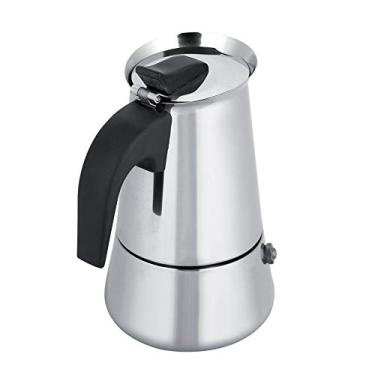 Imagem de YOUTHINK Bule de café Portátil de Aço Inoxidável, Máquina de café Expresso Moka Simples, para Entusiastas de Caseiro (300ml)
