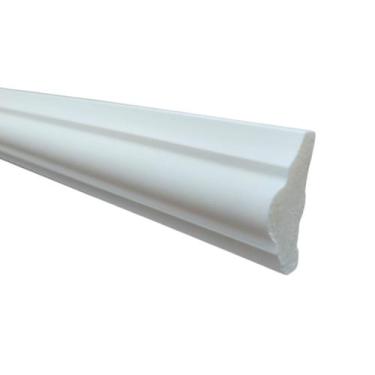 Imagem de Rodameio de Poliestireno 4cm Classico Branco 31004 Arquitech 2,4 Metro