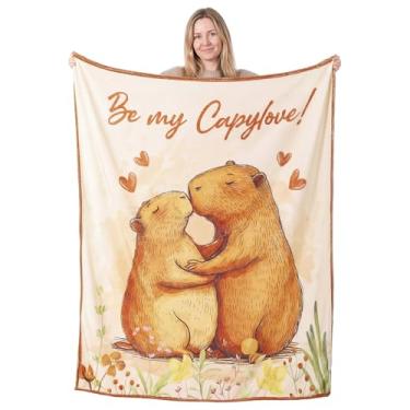 Imagem de Breling Cobertor de presente de dia dos namorados para esposa, namorada, 127 × 152 cm, cobertor de lontra de flanela, aniversário romântico para ela, mulheres, mãe, do marido, namorado, crianças