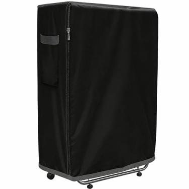 Imagem de Capa de armazenamento de cama, resistente à água, dobrável, protetor universal com zíper para camas de hóspedes, capa de colchão resistente a poeira, derramamento e umidade (99 cm C x 38 cm L x 114 cm