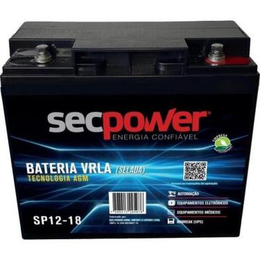 Imagem de Bateria Selada Secpower 12v 18ah