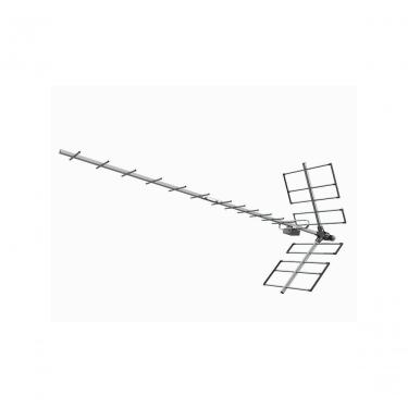 Imagem de Antena Uhf Digital Yagi Alto Ganho Proeletronic 18dbi