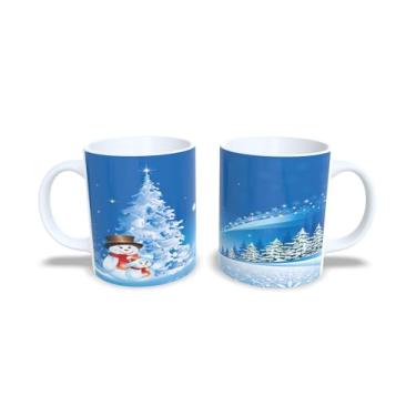 Imagem de Caneca de Cerâmica com Estampa de Bolas de Natal Douradas, 325 ml (13)