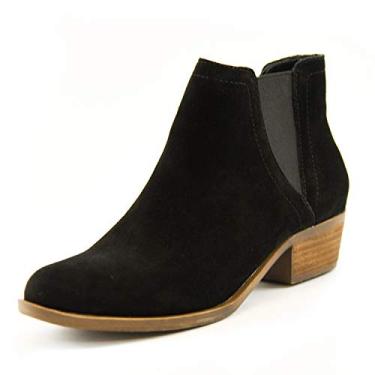 Imagem de KENSIE Bota feminina Garry Suede Short Fashion Casual Ankle Booties, Preto, 37