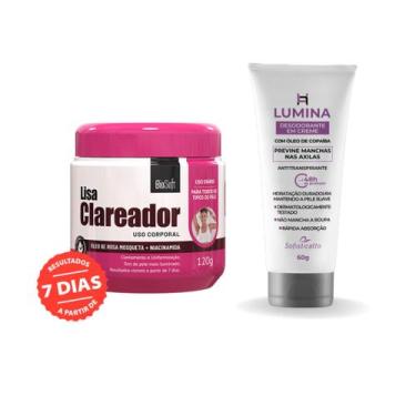 Imagem de Clarear Virilha Axila Rosa Mosqueta + Antitranspirante Creme - Bio Sof