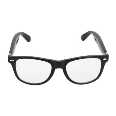 Imagem de ZAWELIYO Óculos Inteligentes BT Som Claro Conforto Universal Ajuste óculos de Chamada de Voz para Dirigir Pesca Ouvir Música, para Dispositivos Com Função BT (Preto Transparente)
