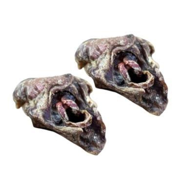 Imagem de Garganta Bovina 2uni Mastigável Natural para Cães Lecker Petiscos