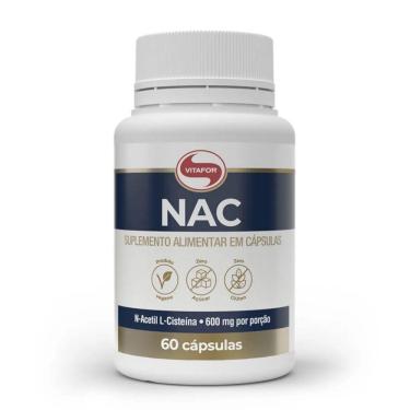 Imagem de NAC N-Acetil L-Cisteína Vitafor 600mg 60 Cápsulas